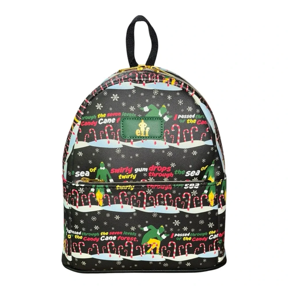 NWT Funko Elf Mini Backpack Christmas Will Ferrell‎ Buddy Candy Cane Forest